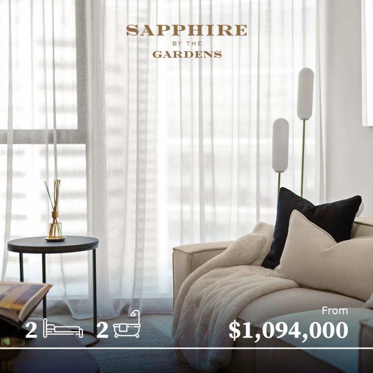 Sapphire By The Gardens - Ad content
